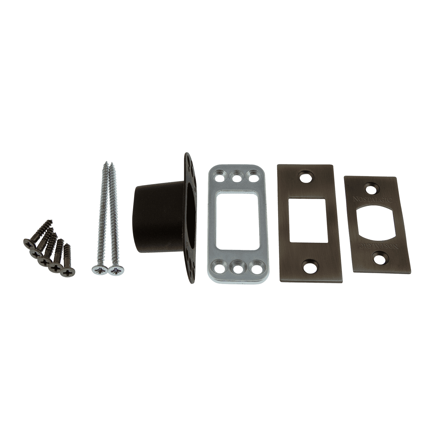 Square Deadbolt Latch Kit in Antique Pewter Nostalgic Warehouse