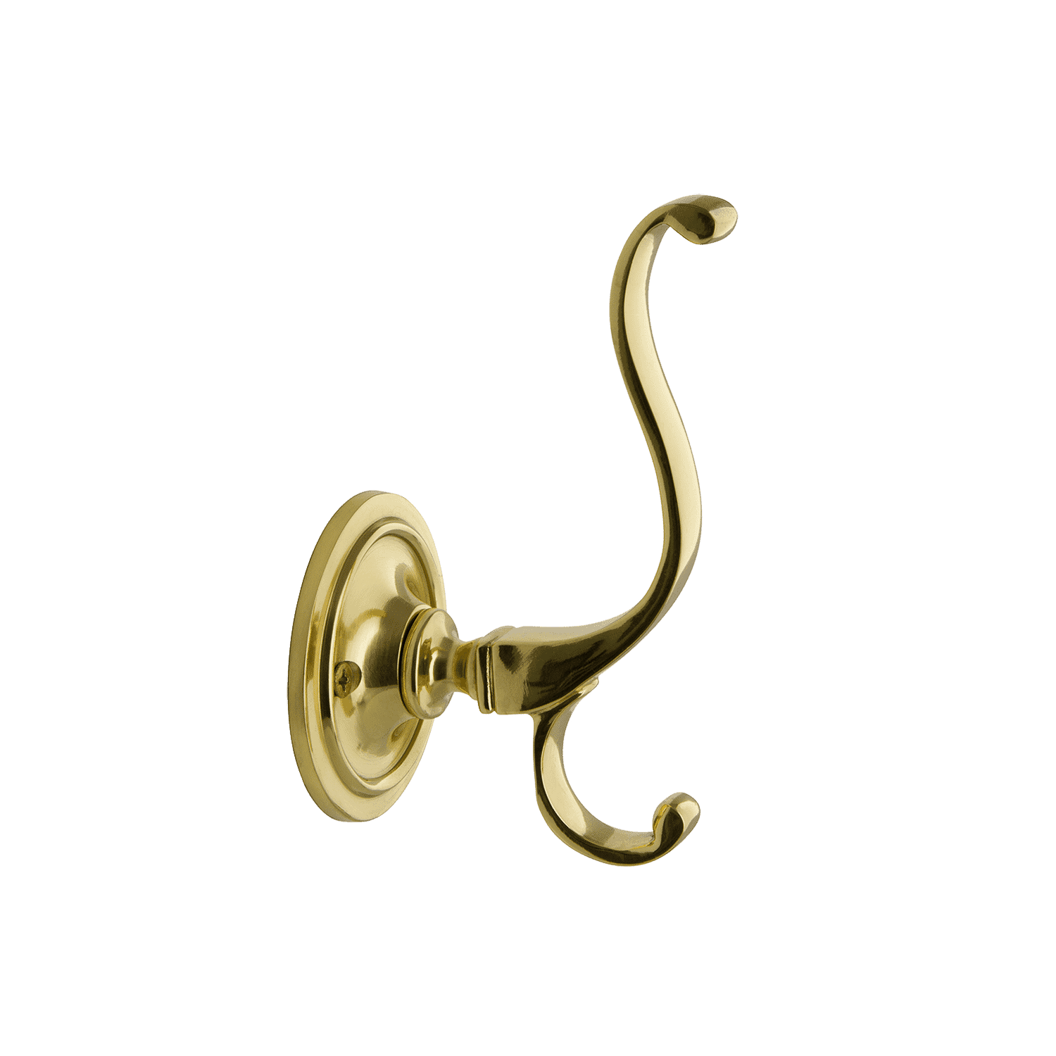 Nostalgic Warehouse 701736: Plain Coat Hook - Unlacquered Brass