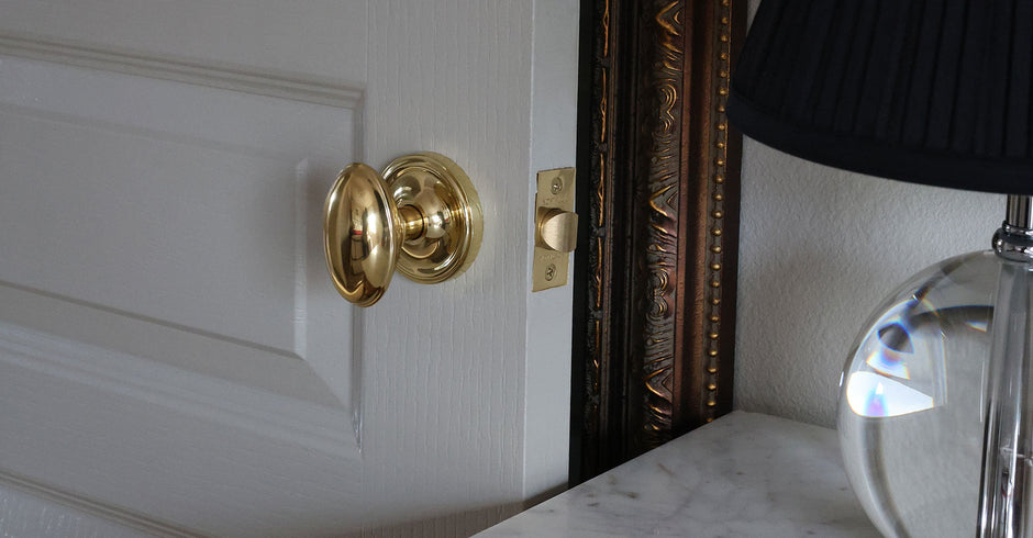 Vintage-Inspired Door Hardware for a Classic, Collected Home