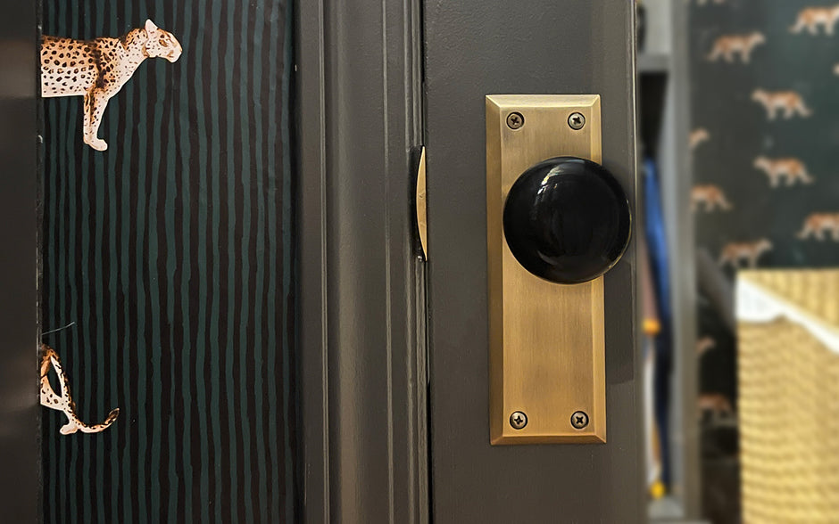 The Kurtz Home Adds Porcelain and Crystal Doorknobs