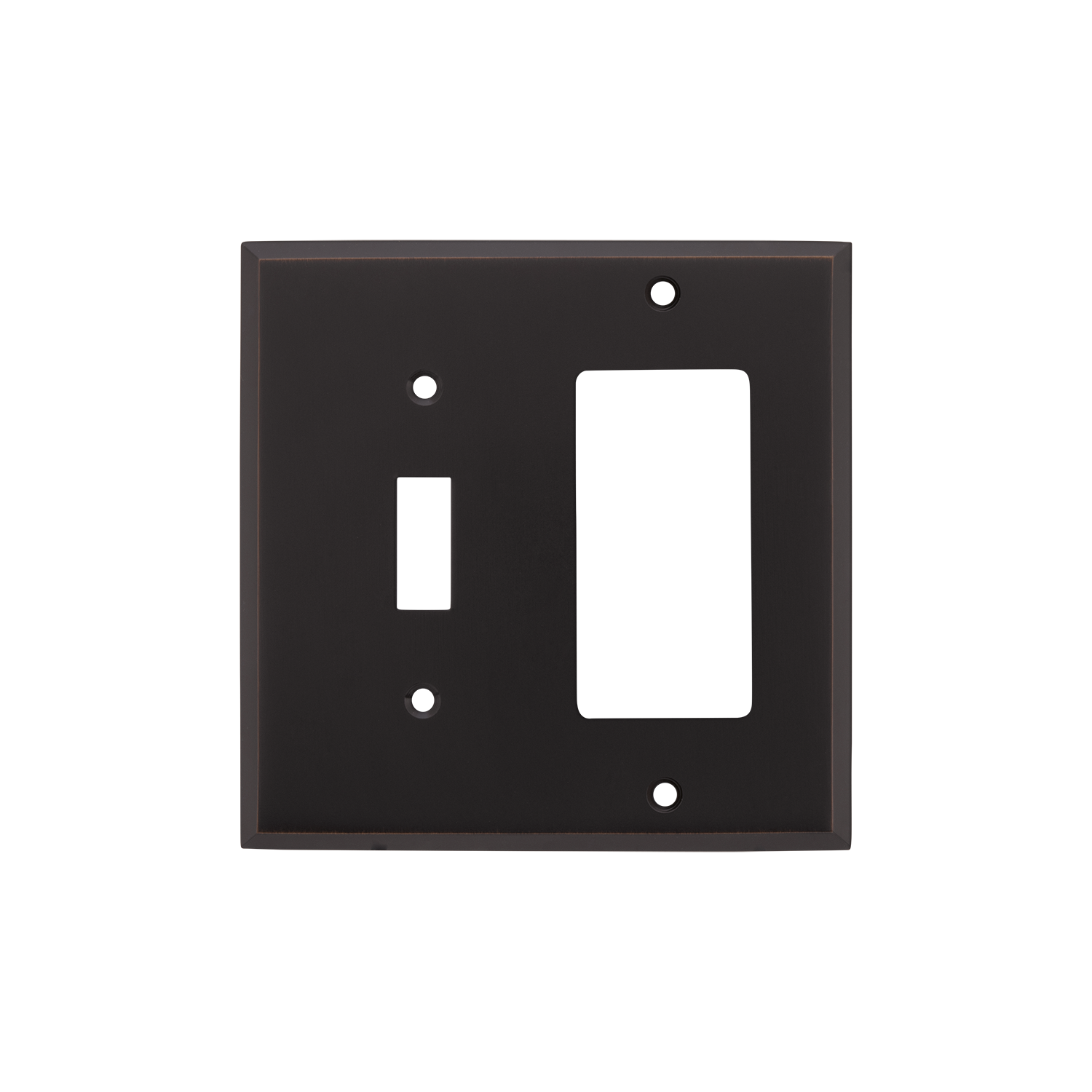 New York Switch Plate with Toggle and Rocker in Timeless Bronze ...