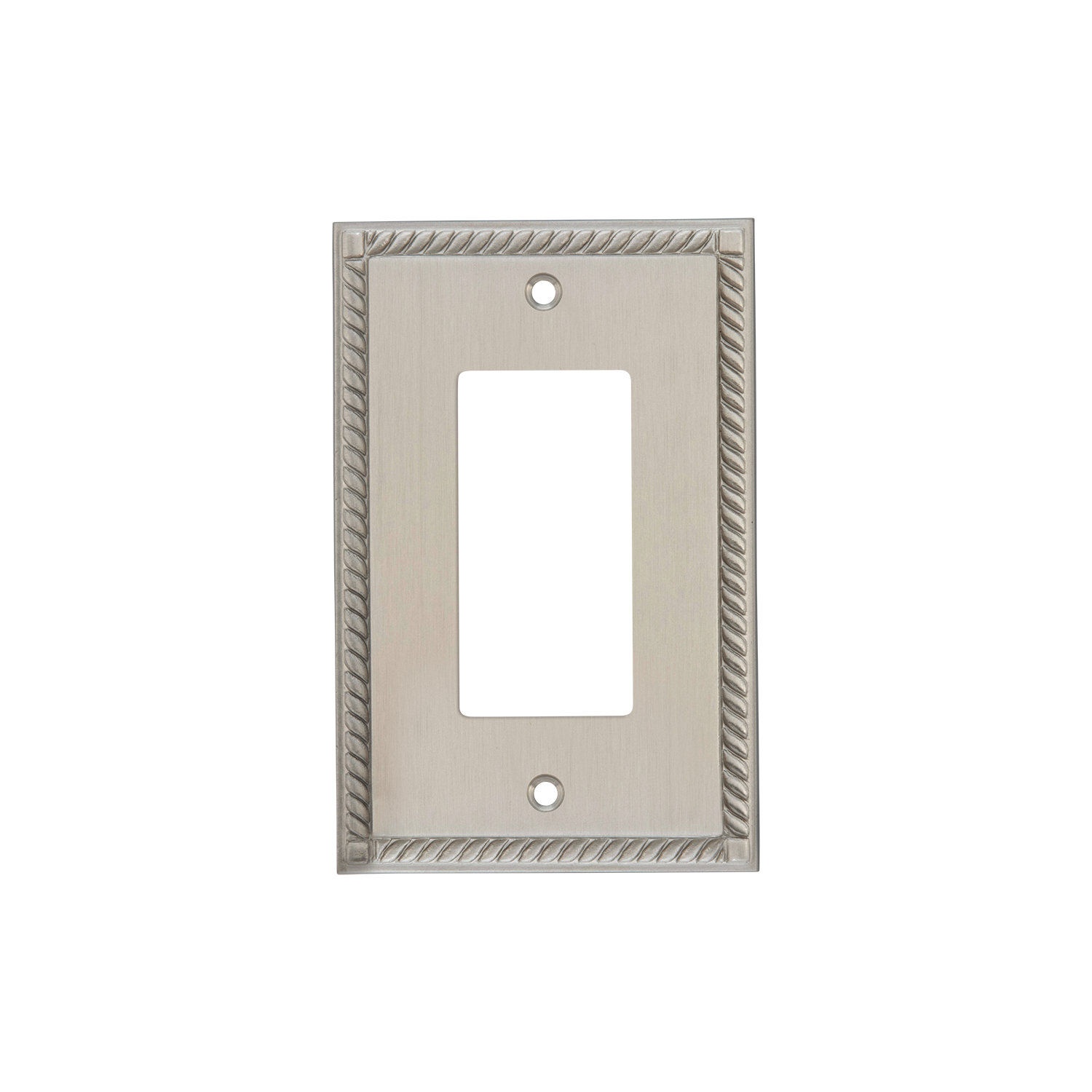 Rope Switch Plate with Single Rocker in Satin Nickel – Nostalgic Warehouse