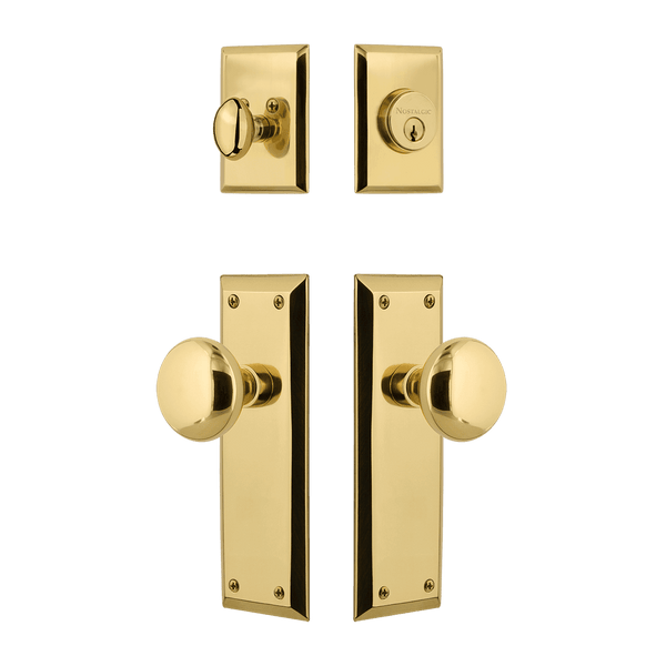 nostalgic warehouse new york entry set polished unlacquered brass